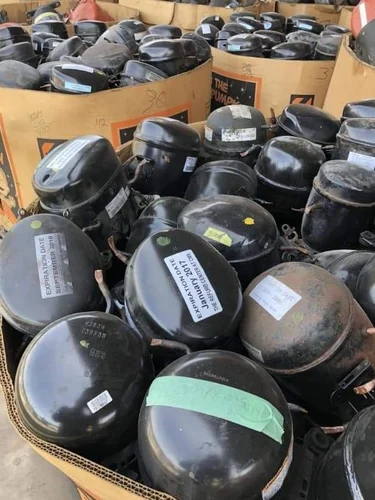 Premium Fridge / AC Compressor Scraps | High-Yield Copper & Steel Recovery