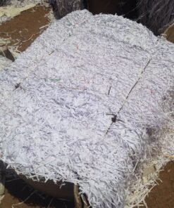 White Shredded Paper Scrap