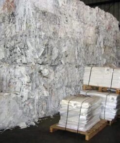 Premium White Shredded Paper Scrap | High-Purity Recycled Fiber